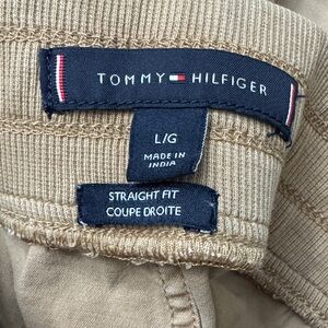 Tommy Hilfiger Khaki Straight Fit Trousers